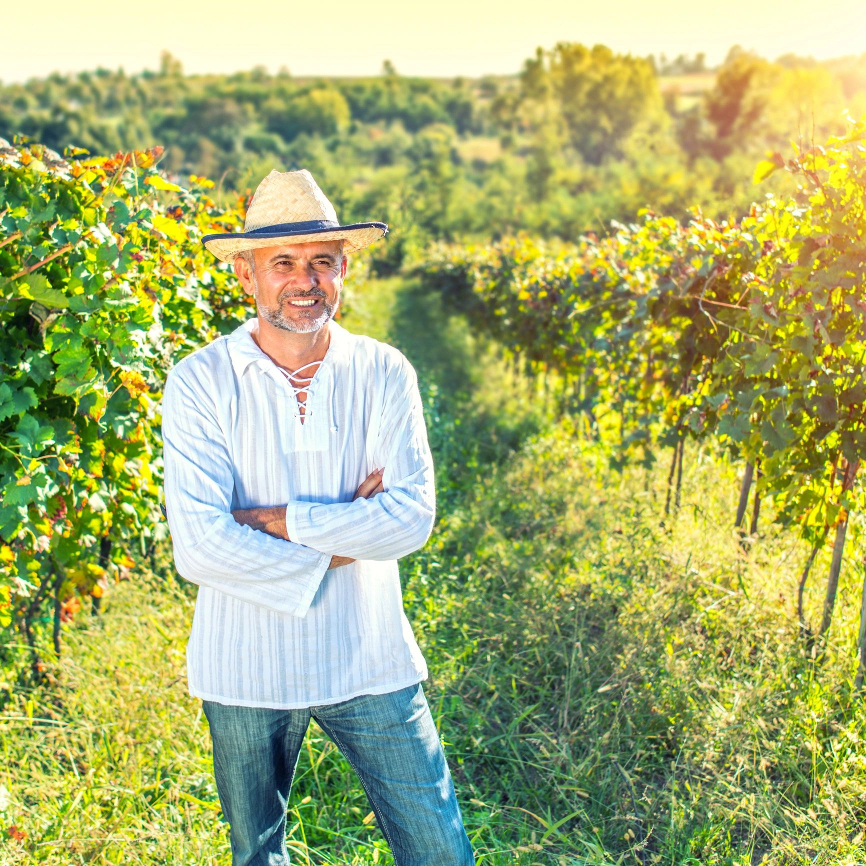 Farm lead portrait outdoors